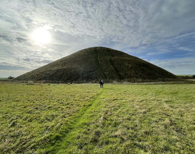 4A1B - TURNER: the placed encaustic brick ON SILBURY HILL